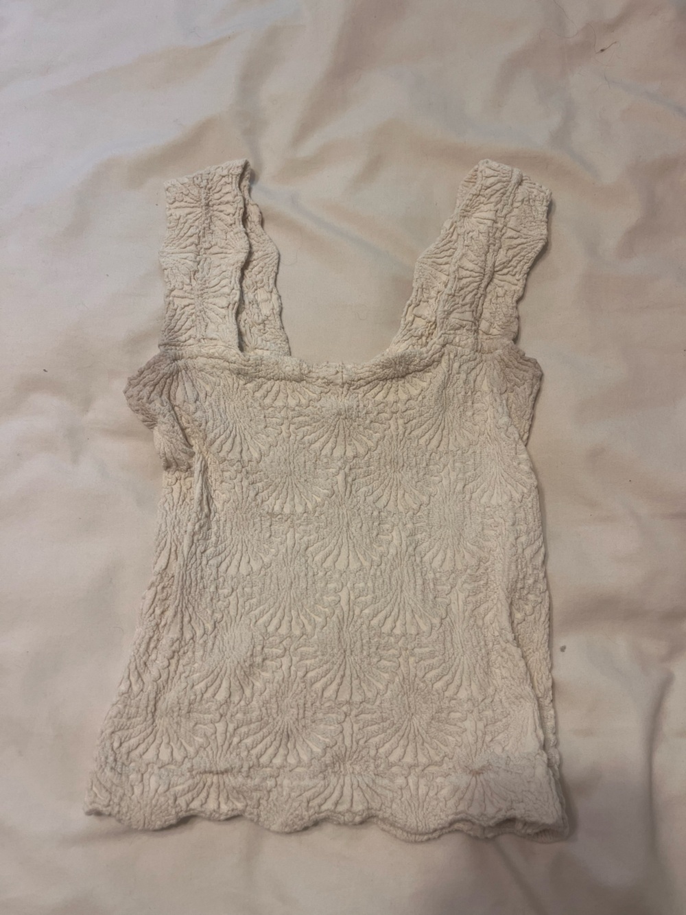 Intimately by Free People cream floral top - Picture 2 of 3